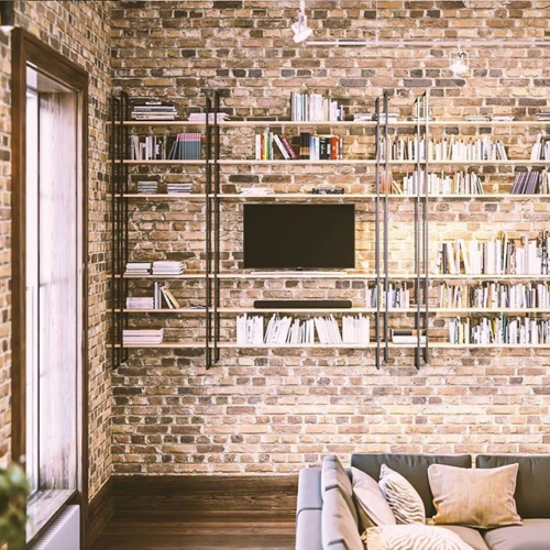 iron shelf - bookcase ideas - livingroom - living design - furniture - modern furniture - office- home
