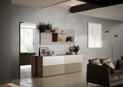 Arredamento - mobili soggiorno - moderno - Giessegi