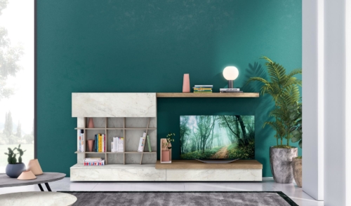 modern wall units - modern living mobili - modern furniture - wood furniture - modern bookcases - vicenza