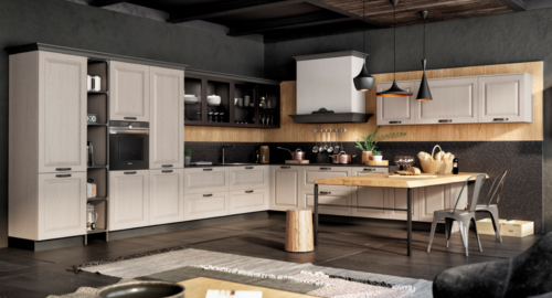 Gentili cucine - anta village - rustico moderno