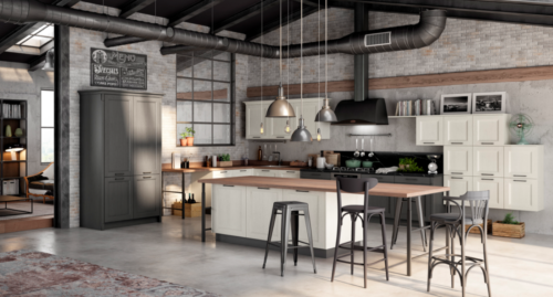 Gentili cucine - anta village - urban style