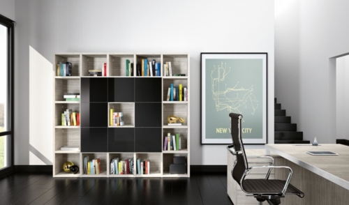 Zona giorno - living - mobili moderni -soggiorno - colombini casa - vicenza - mobili per soggiorno - librerie a terra