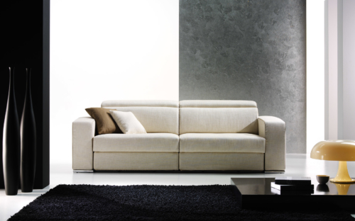 Divano - Eurosalotto - Allen - Divano 3 posti - divano bianco