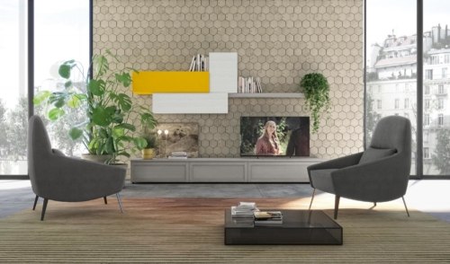 modern wall units - modern living mobili - modern furniture - wood furniture - modern bookcases - vicenza