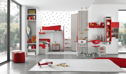 Camere per bambini - Colombini Casa - Golf- Golf castelli - camerette a ponte - camerette a soppalco - letti castello - vicenza