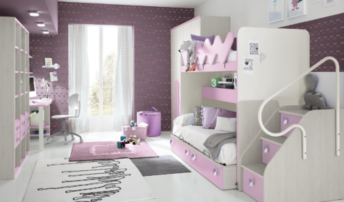 Arredamento casa - arredare stanza per bambini -  arredo zona notte - camerette a ponte - camerette a soppalco - letti castello - vicenza