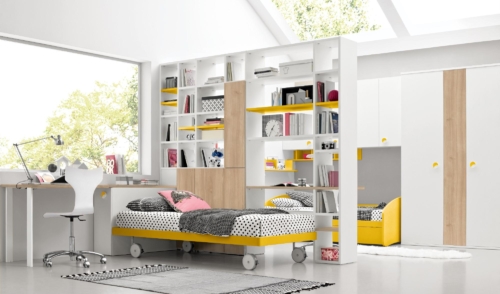 Colombini - baby furniture - kids furniture - bunk beds - overhead composition