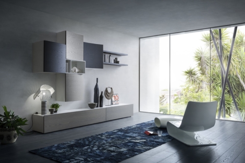 modern wall units - modern living mobili - modern furniture - wood furniture - modern bookcases - vicenza