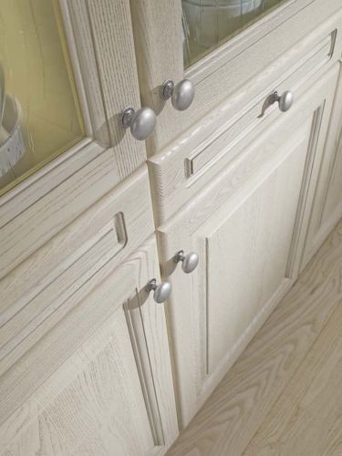 Cucine - cucine country - cucina stile shabby - provenzale - Gentili Cucine - Romantica - decape caffelatte e bianco giglio